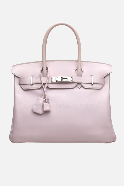 Hermes Birkin 30 Rose Dragee Swift PHW