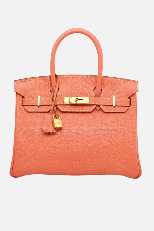 Hermes Birkin 30 Crevette Togo PHW