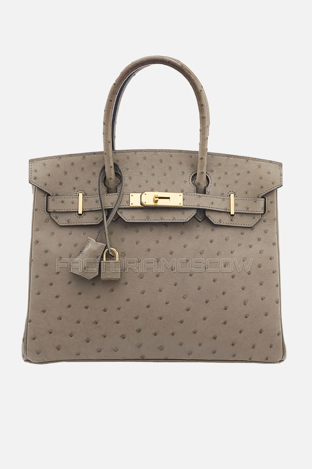 Hermes Birkin 30 Gris Tourterelle Ostrich GHW