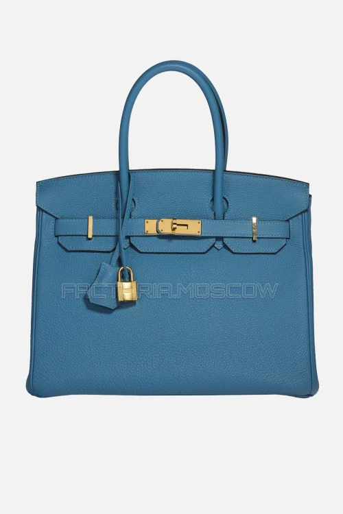 Hermes Birkin 30 Turquoise Togo GHW