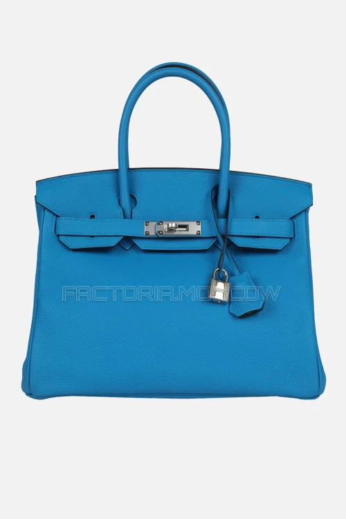 Hermes Birkin 30 Bleu Zanzibar/Malachite Togo PHW