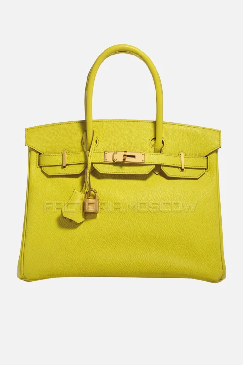 Hermes Birkin 30 Souffre Epsom GHW