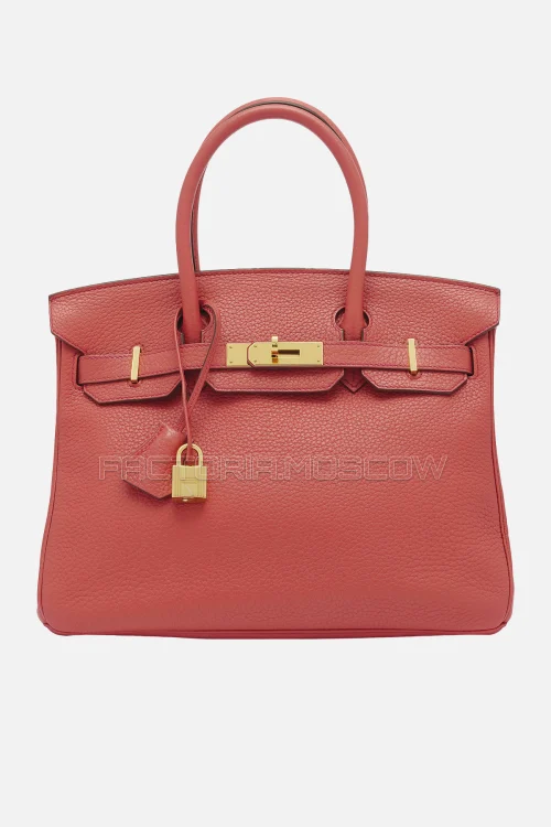 Hermes Birkin 30 Rouge Pivoine Clemence GHW