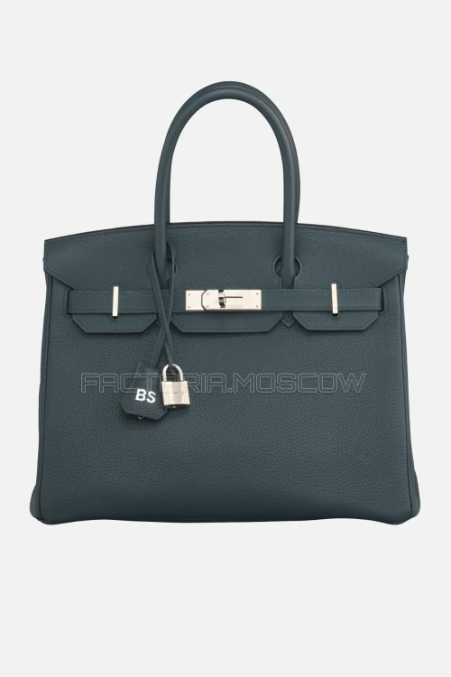 Hermes Birkin 30 Vert Bosphore Togo PHW