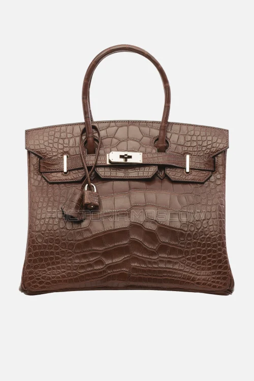 Hermes Birkin 30 Matte Havane Alligator PHW