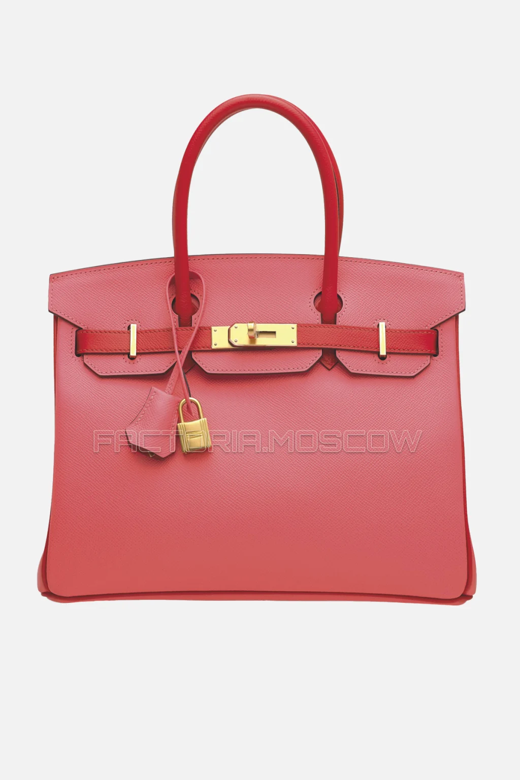 Hermes Birkin 30 Rose Lipstick/Rouge Casaque Epsom With Brushed GHW