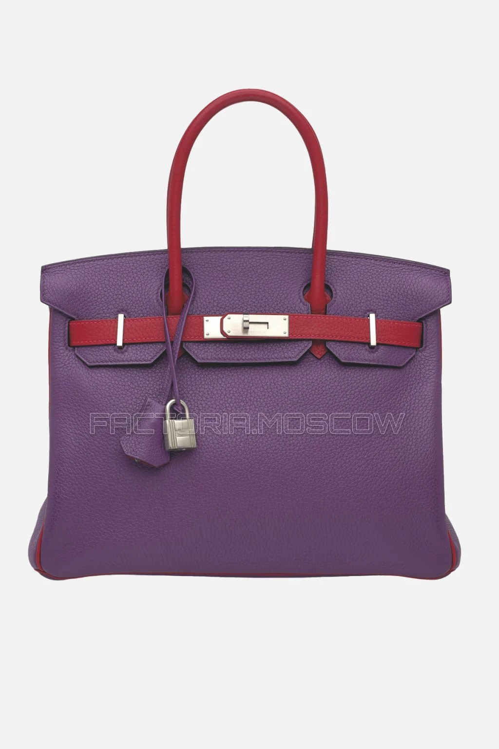 Hermes Birkin 30 Raisin/Rouge Grenat Togo With Brushed Palladium Hardware