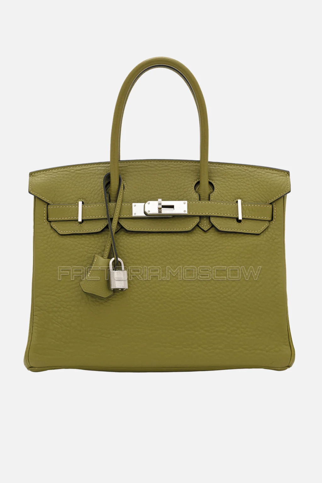 Hermes Birkin 30 Vert Chartreuse Clemence PHW
