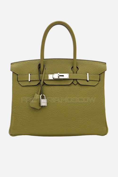 Hermes Birkin 30 Vert Chartreuse Clemence PHW