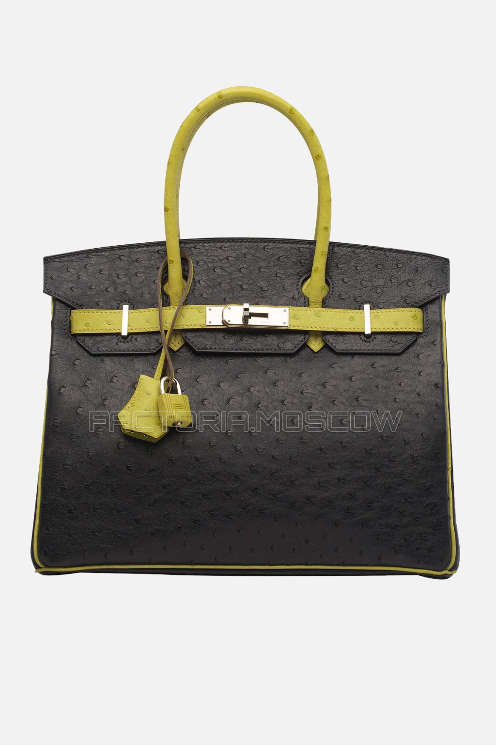 Hermes Birkin 30 Indigo/Vert Anis Ostrich PHW