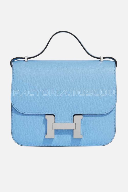 Hermès Constance 18 Epsom Blue Celeste PHW