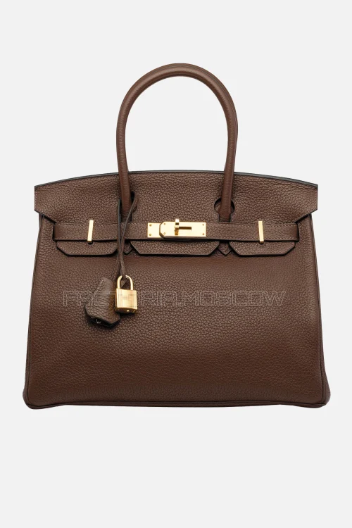Hermes Birkin 30 Chocolat Togo GHW