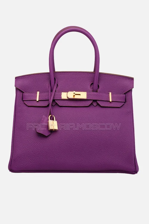Hermes Birkin 30 Anemone Clemence GHW