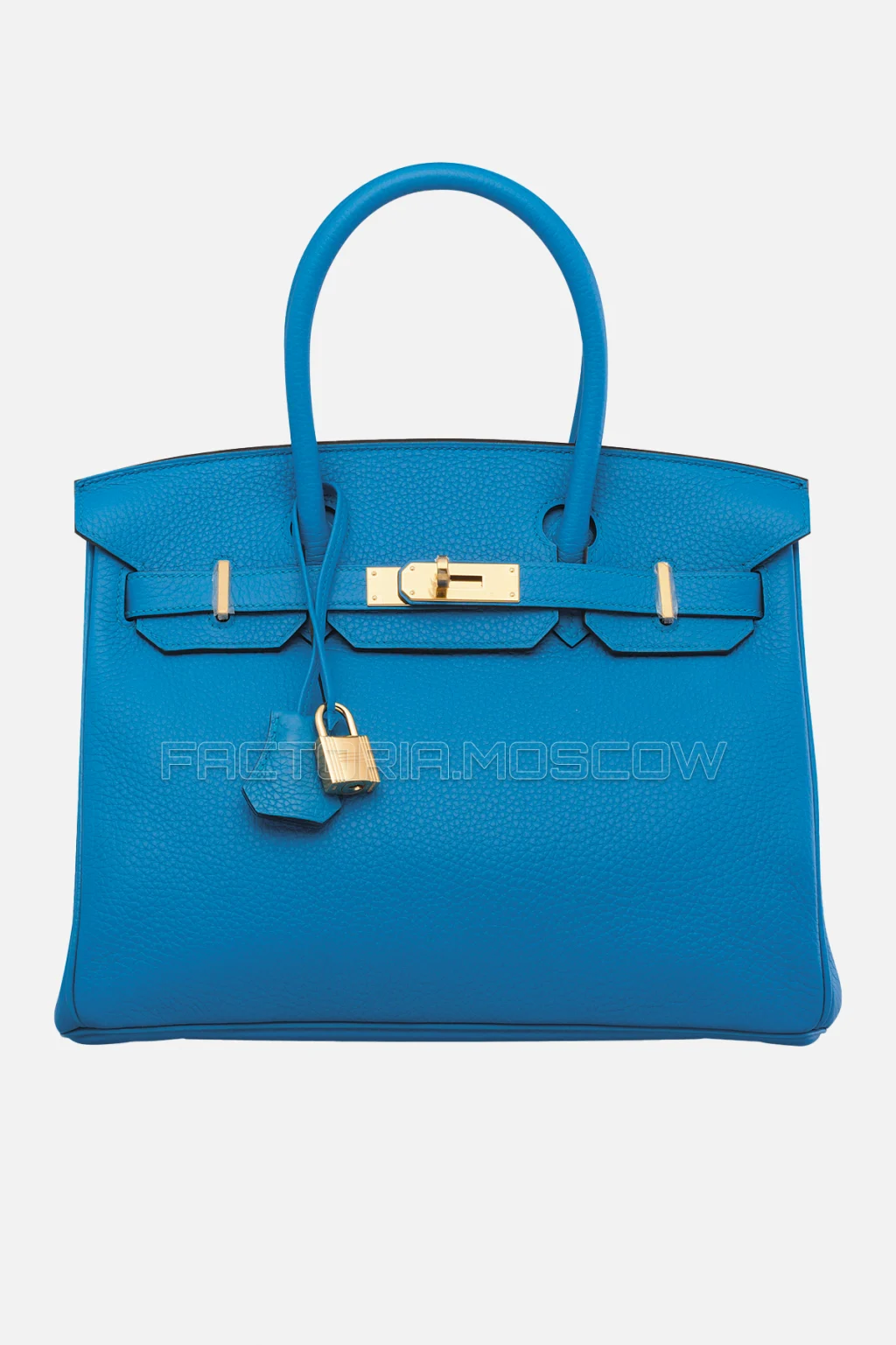 Hermes Birkin 30 Bleu Zanzibar Clemence GHW
