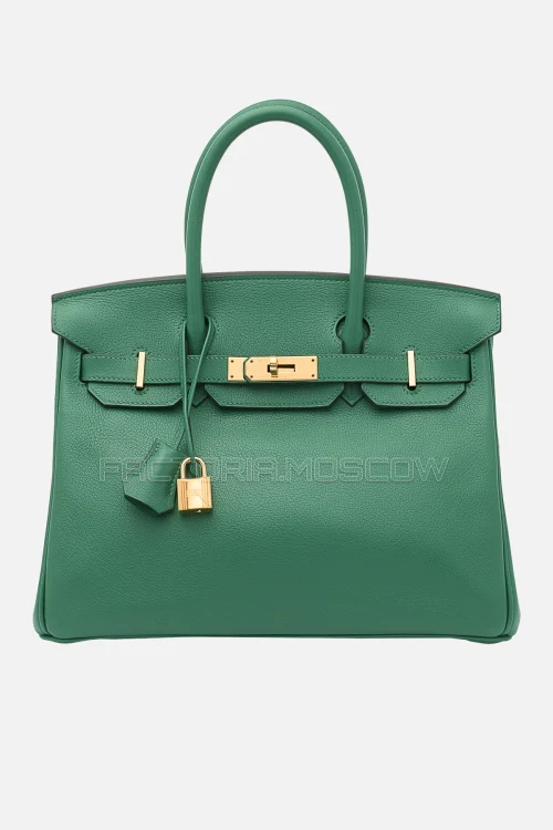 Hermes Birkin 30 Vert Vertigo Evercolor GHW