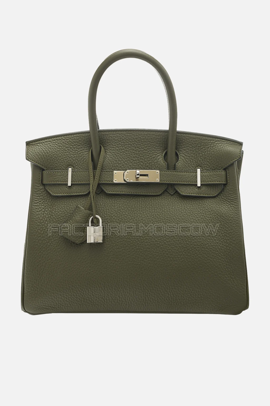 Hermes Birkin 30 Vert Olive Clemence PHW