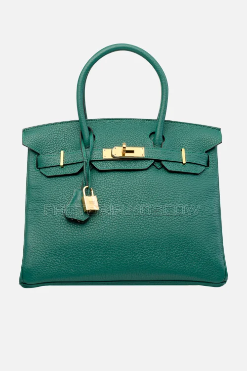 Hermes Birkin 30 Malachite Clemence GHW