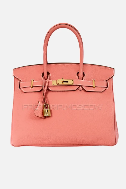 Hermes Birkin 30 Crevette Clemence GHW