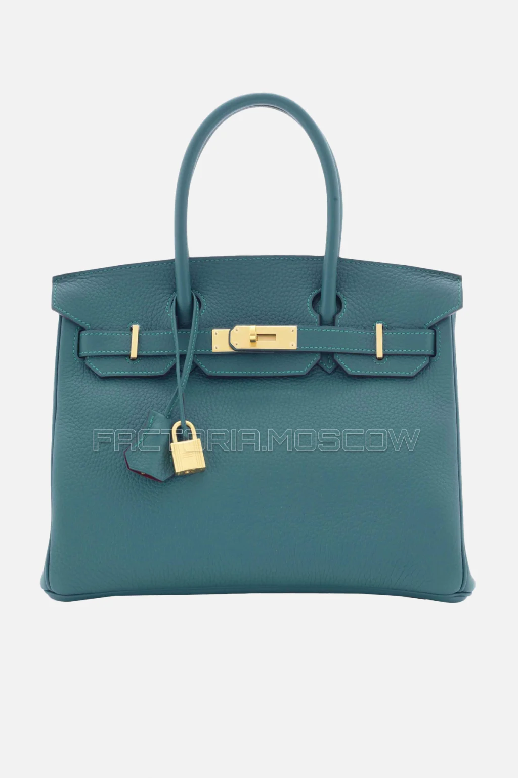 Hermes Birkin 30 Malachite/Rouge Grenat Clemence Brushed GHW
