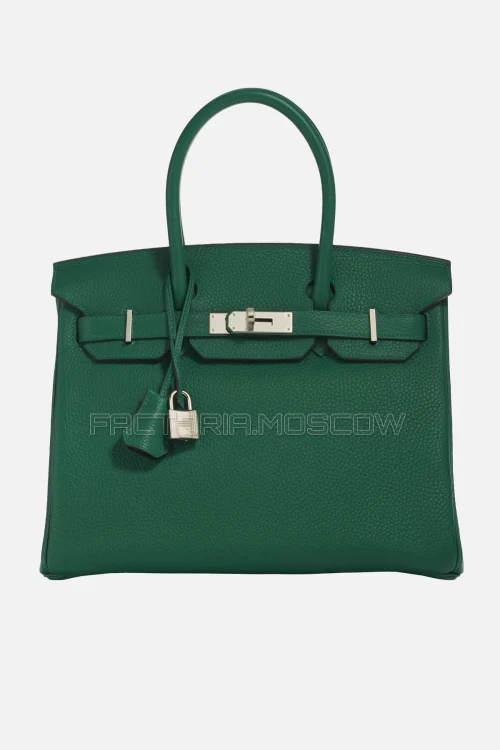 Hermes Birkin 30 Vert Vertigo/Vert Fonce Clemence PHW
