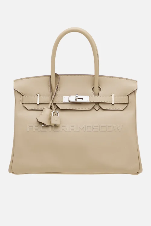 Hermes Birkin 30 Beige Swift PHW