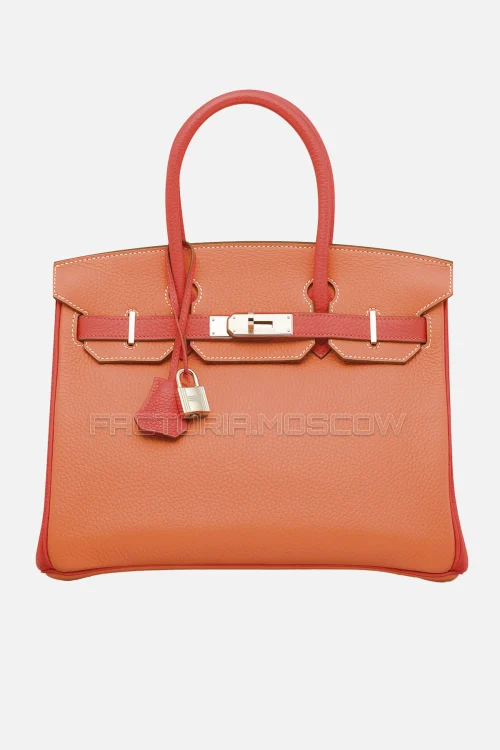Hermes Birkin 30 Crevette/Rose Jaipur Clemence PHW