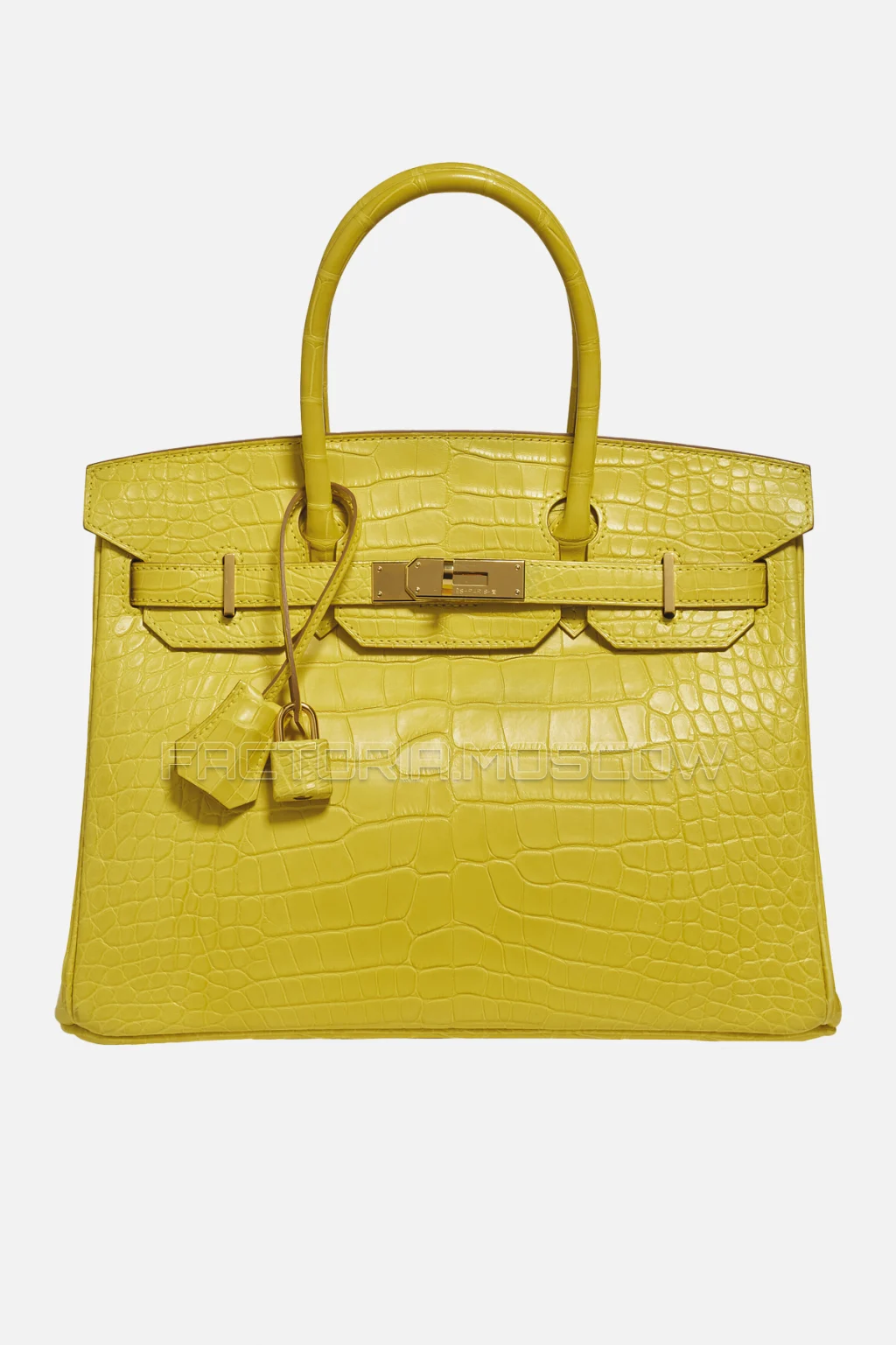 Hermes Birkin 30 Matte Mimosa Alligator GHW