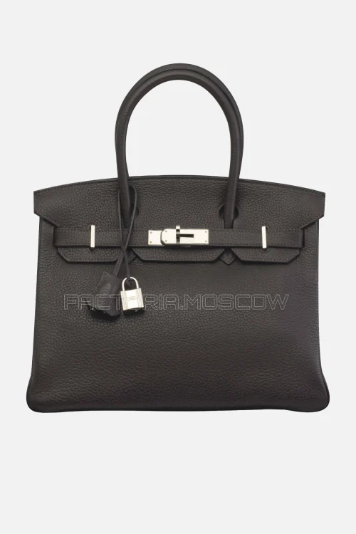 Hermes Birkin 30 Clemence Ebene PHW