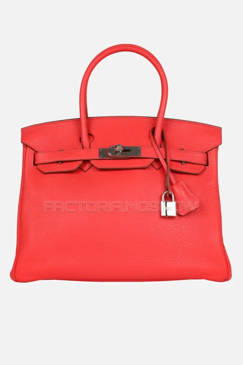 Hermes Birkin 30 Clemence Rose Jaipur PHW