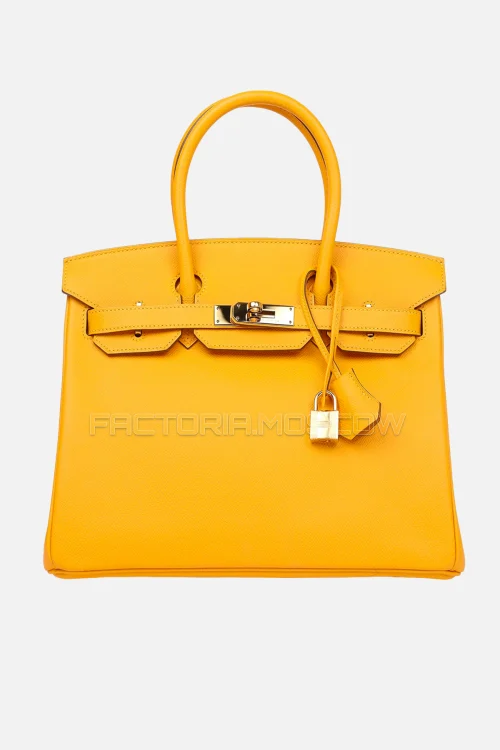 Hermès Birkin 30 Jaune D'Or Epsom GHW