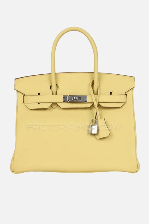 Hermès Birkin 30 Jaune Poussin Togo PHW