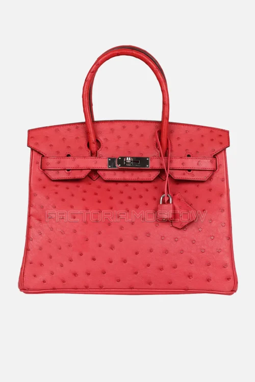Hermès Birkin 30 Bougainvillea Ostrich PHW