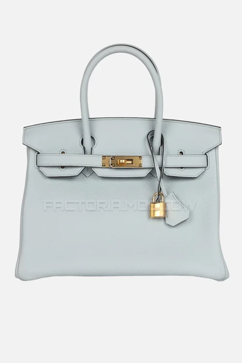 Hermes Birkin 30 Bleu Pale Togo GHW