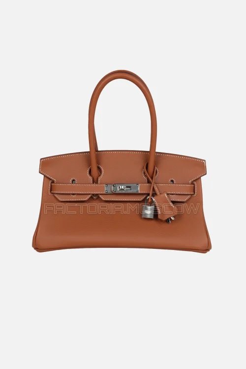 Hermès Shoulder Birkin Light 29 Gold Evercolor PHW