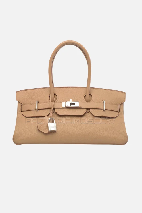 Hermes Jpg Shoulder Birkin 29 Tabac Camel Clemence PHW