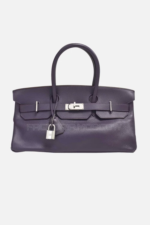 Hermes Jpg Birkin Shoulder 29 Clemence Raisin PHW