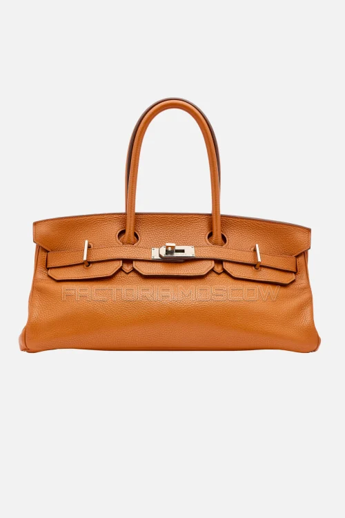 Hermes Jpg Shoulder Birkin 42 Potiron Clemence PHW