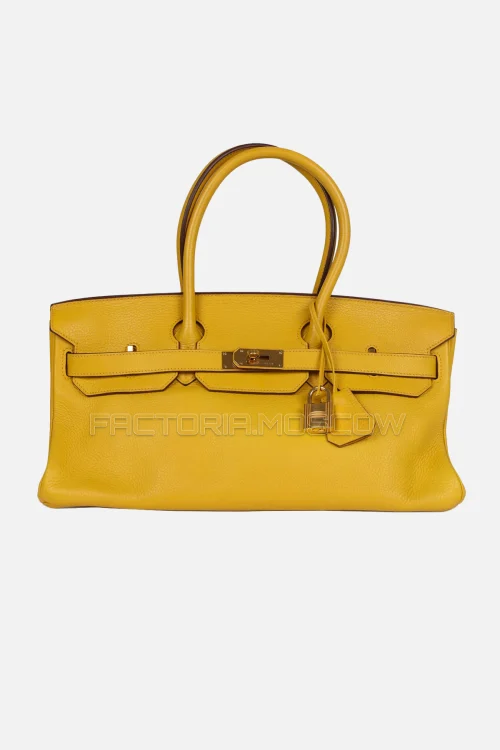 Hermès Shoulder Birkin 42 JPG Soleil Clemence GHW