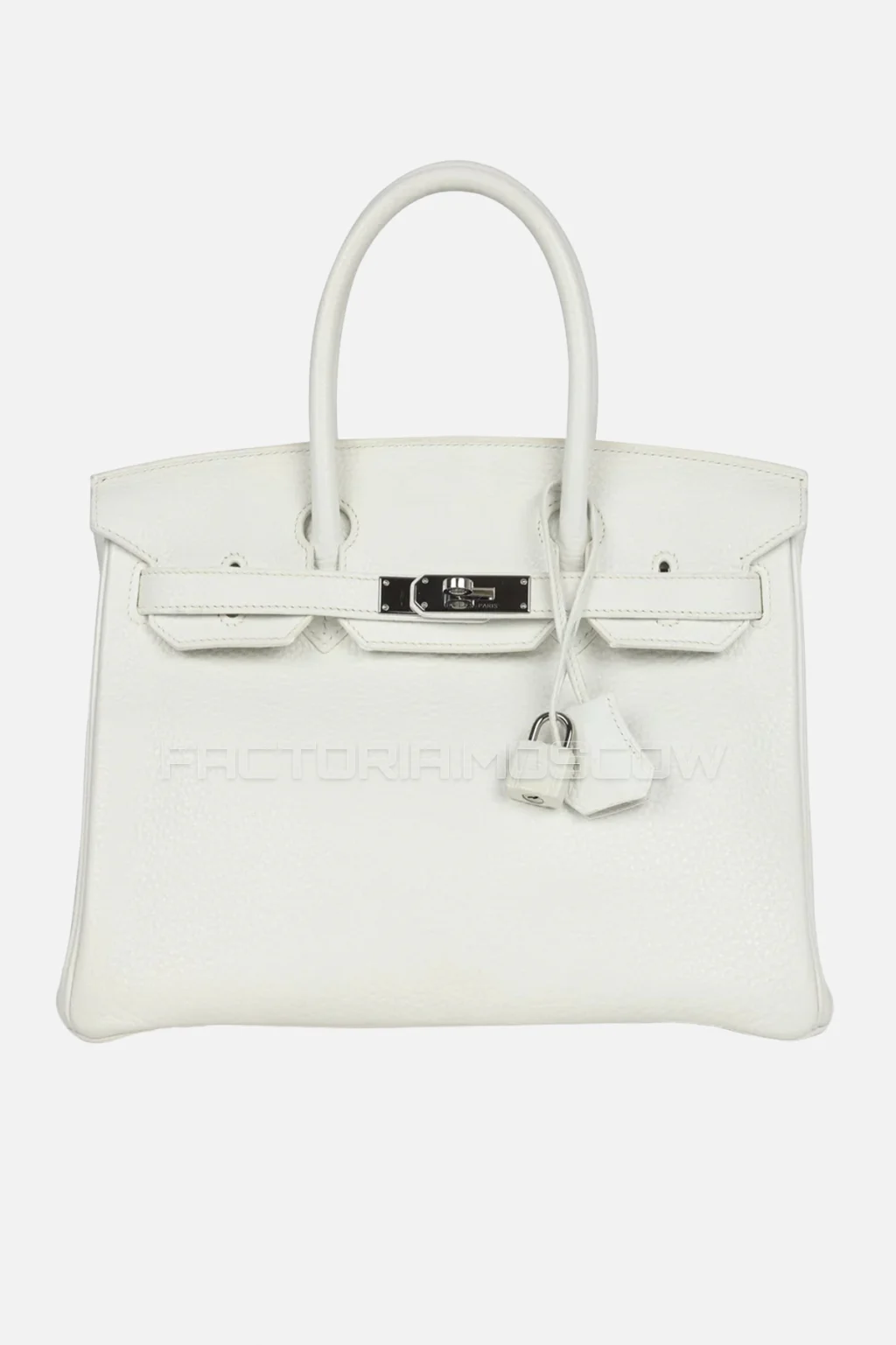 Hermès Birkin 30 White Clemence PHW