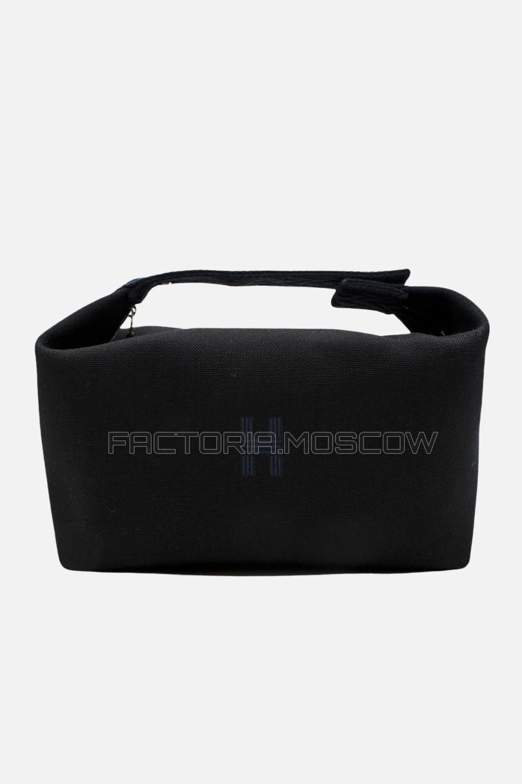 Hermes Bride-A-Brac Case Noir/Bleu Nuit Large Model PHW