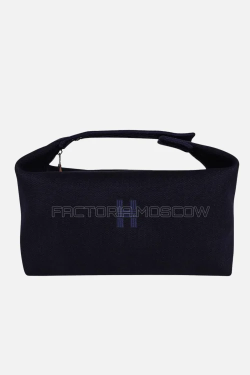 Hermes Trousse Bride-A-Brac Cosmetic Bag Large Model Black PHW
