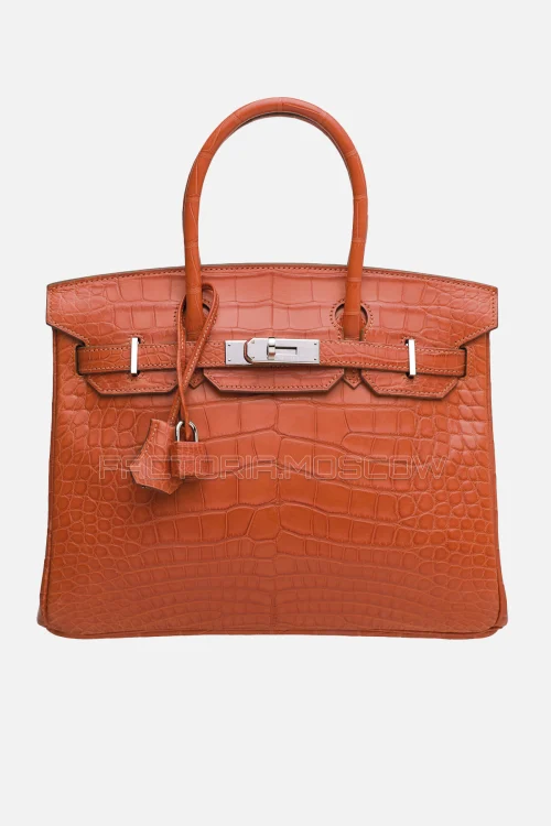 Hermes Birkin 30 Matte Sanguine Alligator PHW