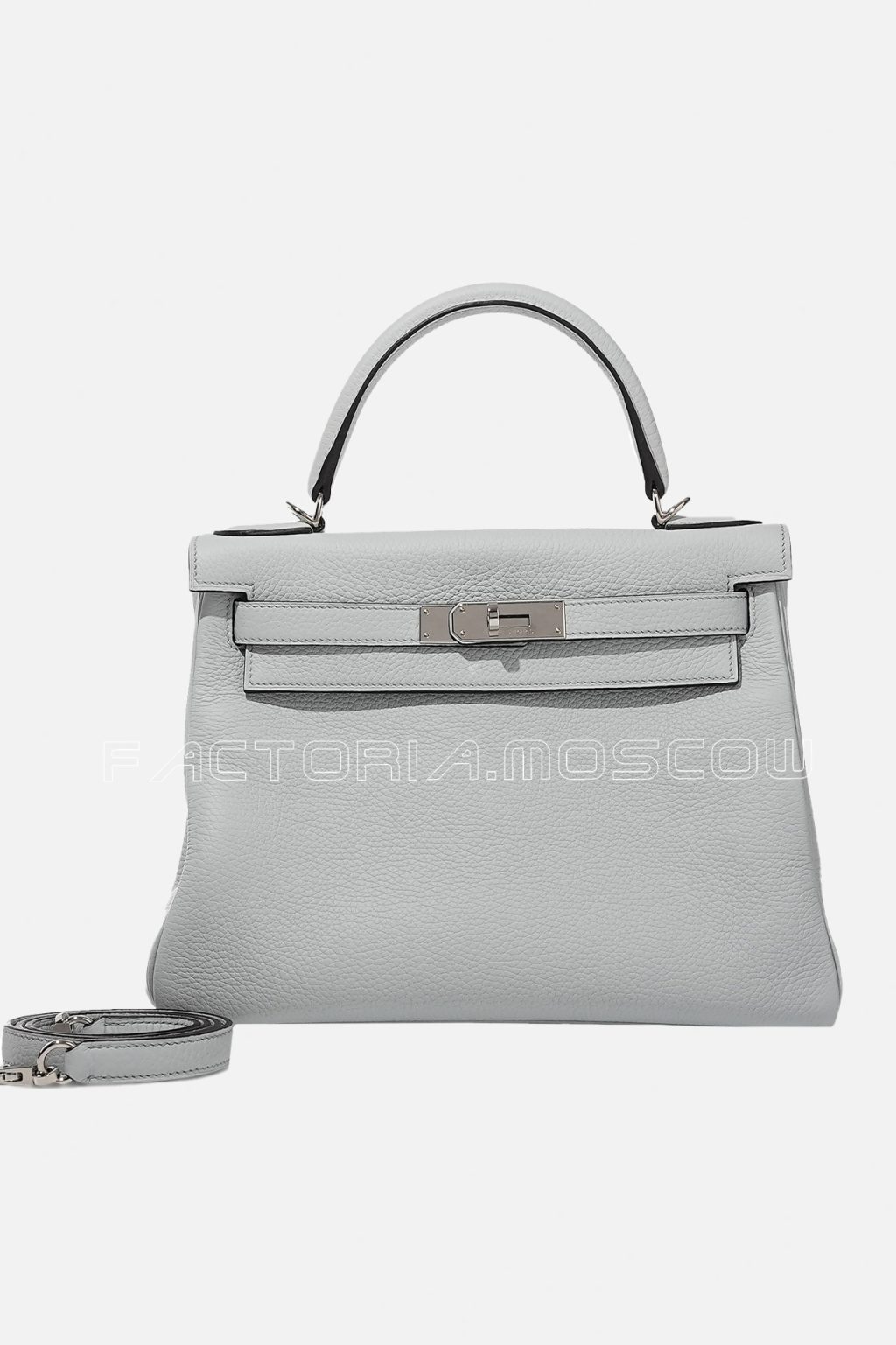 Hermès Kelly Retourne 28 Togo Colour Bleu Pale PHW