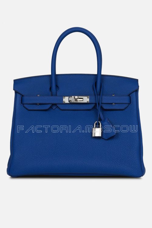 Hermès Birkin 30 Bleu Royal Togo PHW