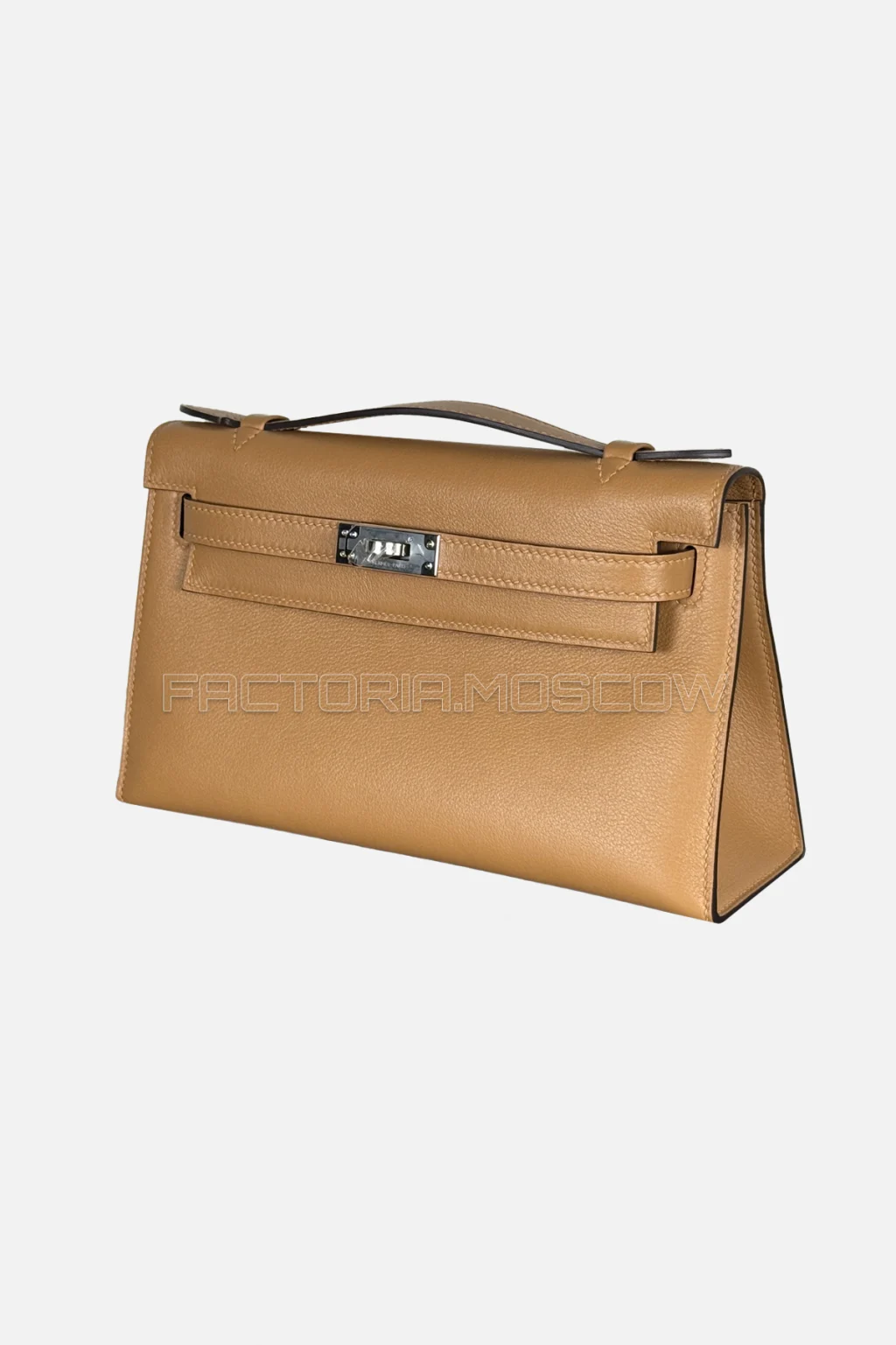 Hermes Kelly Pochette Swift Colour Chai Hardware PHW