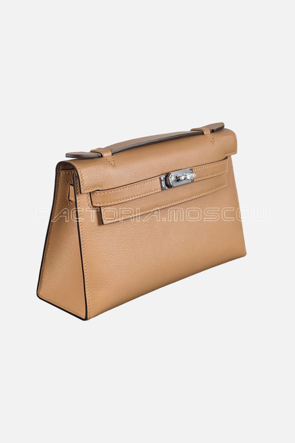 Hermes Kelly Pochette Swift Colour Beige De Weimar PHW