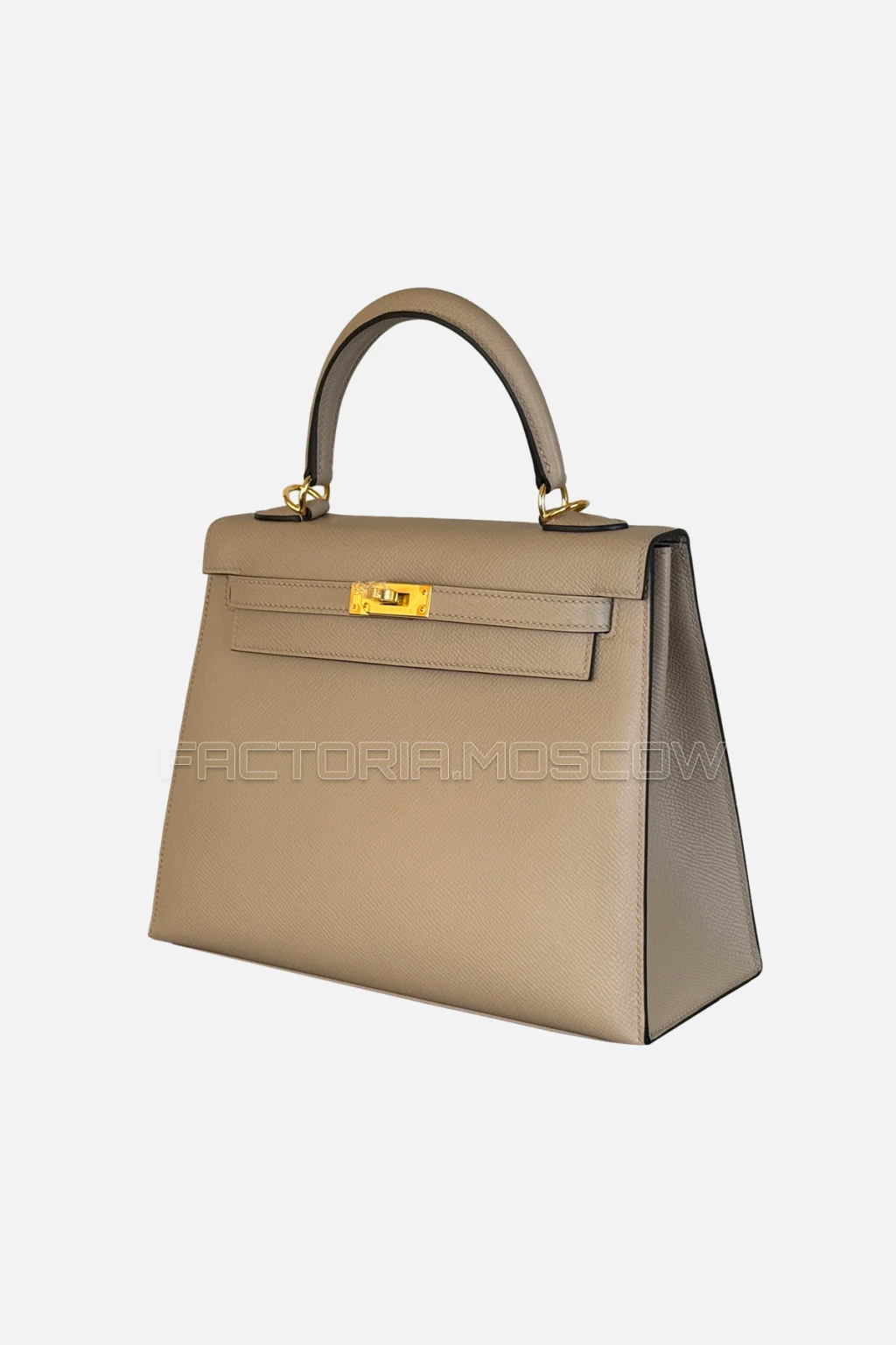 Hermes Kelly Sellier 25 Epsom Colour Gris Tourterelle GHW