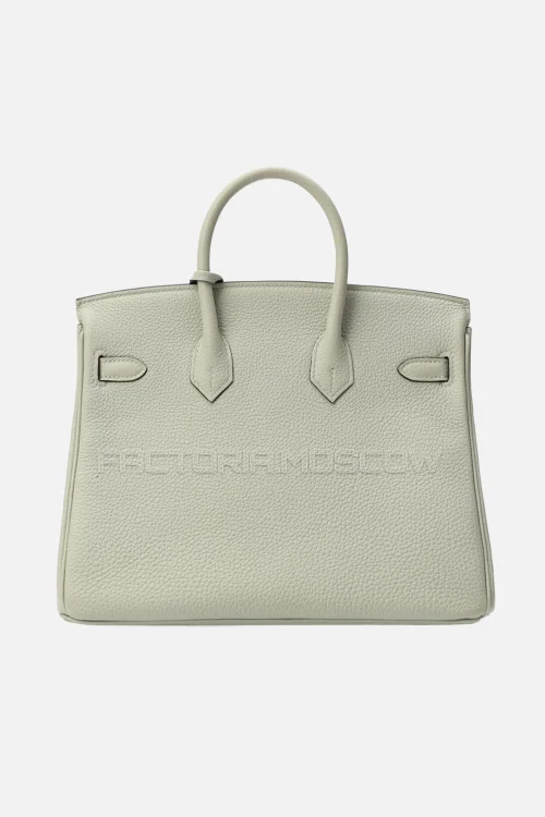 Hermes Birkin 25 Togo Gris Neve PHW