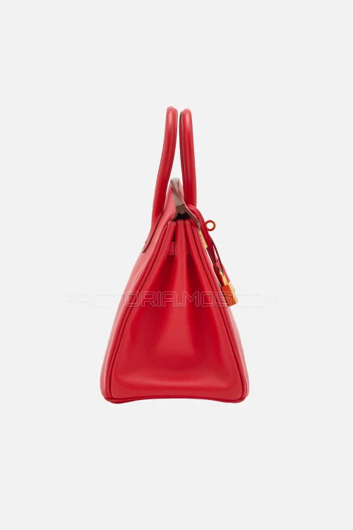 Hermès Birkin 25 Rouge Casaque Epsom GHW