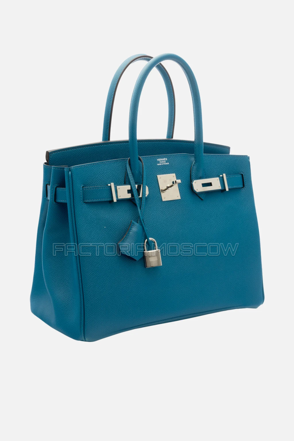 Hermes Birkin 30 Bleu Izmir Epsom PHW